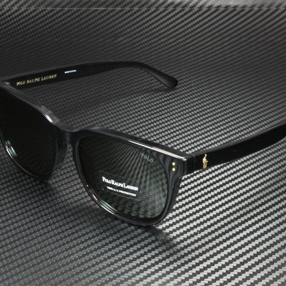 Ralph Lauren Polo Black w/ Gold Accent Sunglasses